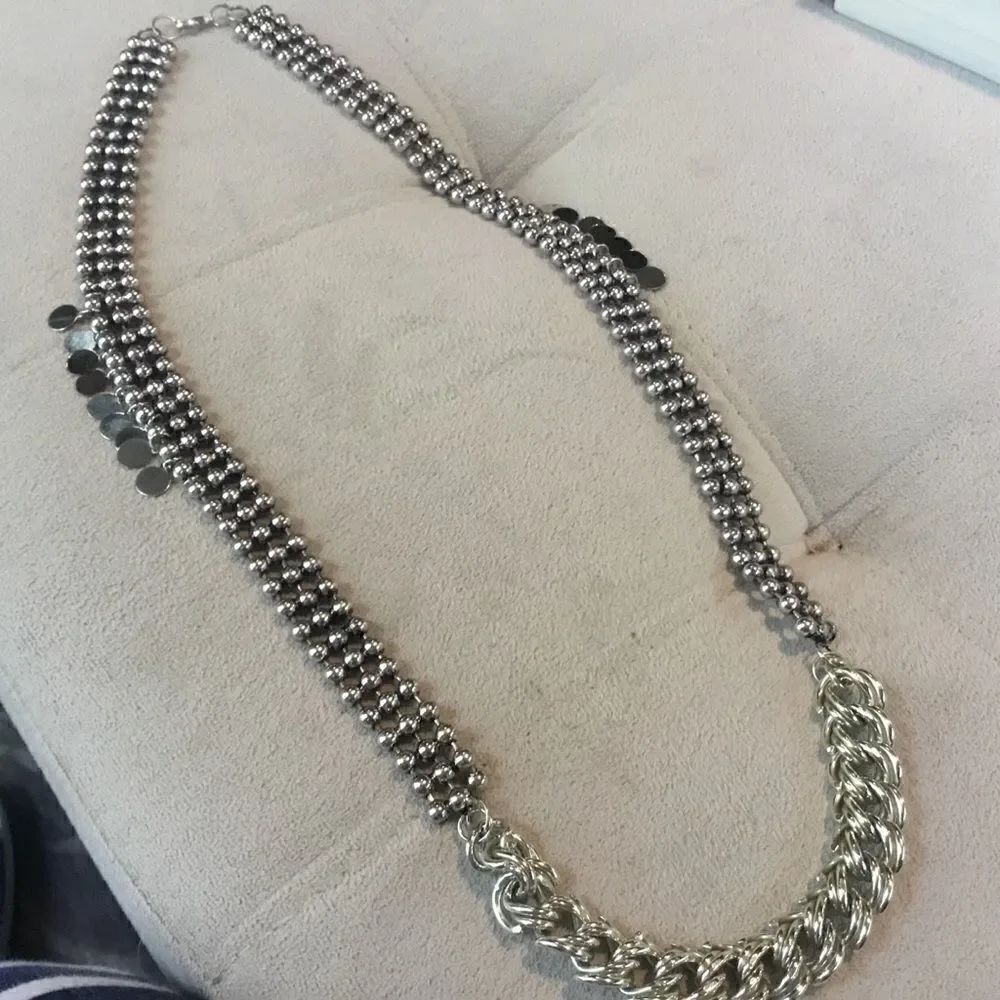 Silvertone Multi-Link Necklace